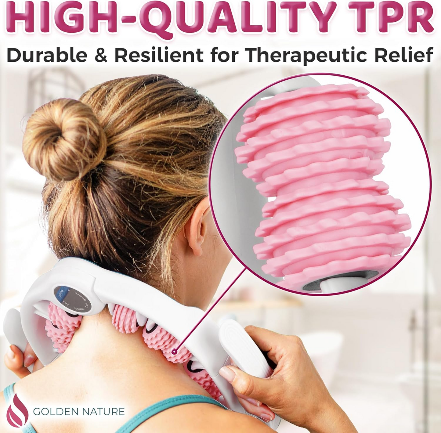 360° Multifunction Leg Shaping Roller – Ring-Shaped Muscle Massage & Relaxation Device