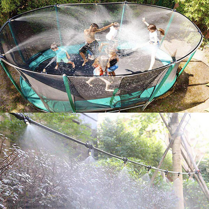 Low-Pressure Misting Cooling System – Outdoor Water Sprayer