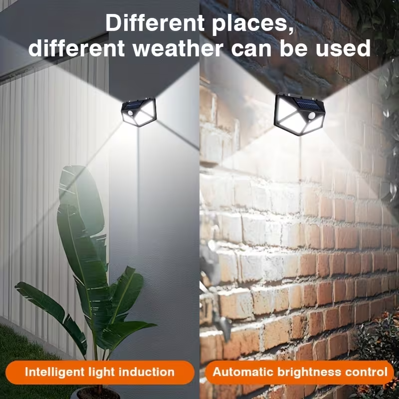 IP65 Waterproof Solar LED Flood Light 3 Lighting Modes