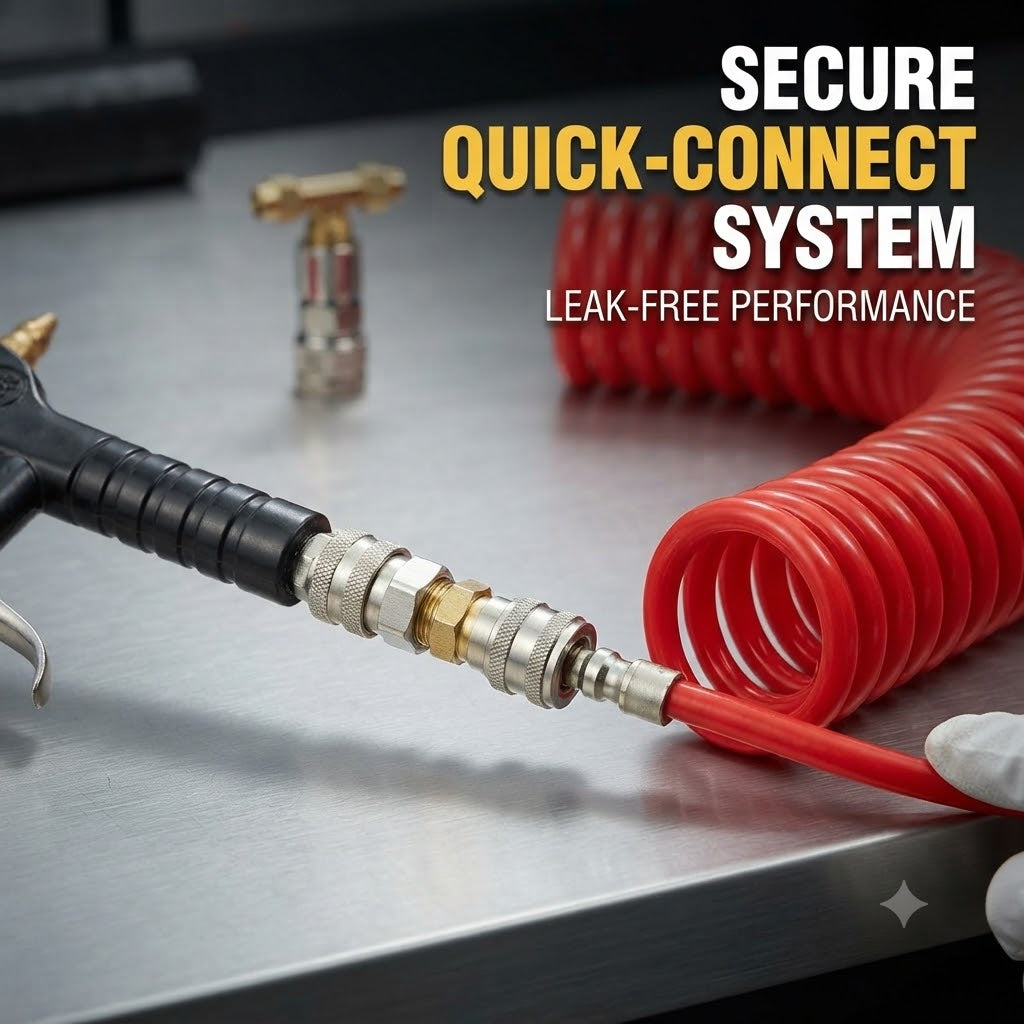 Pneumatic Air Blow Gun Kit – High-Pressure Dust Cleaning
