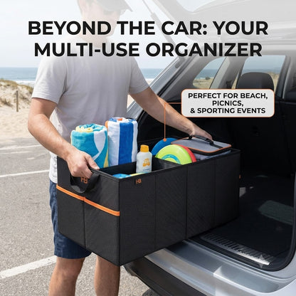 Foldable Car Trunk Storage Box – Multi-Purpose Cargo Organizer
